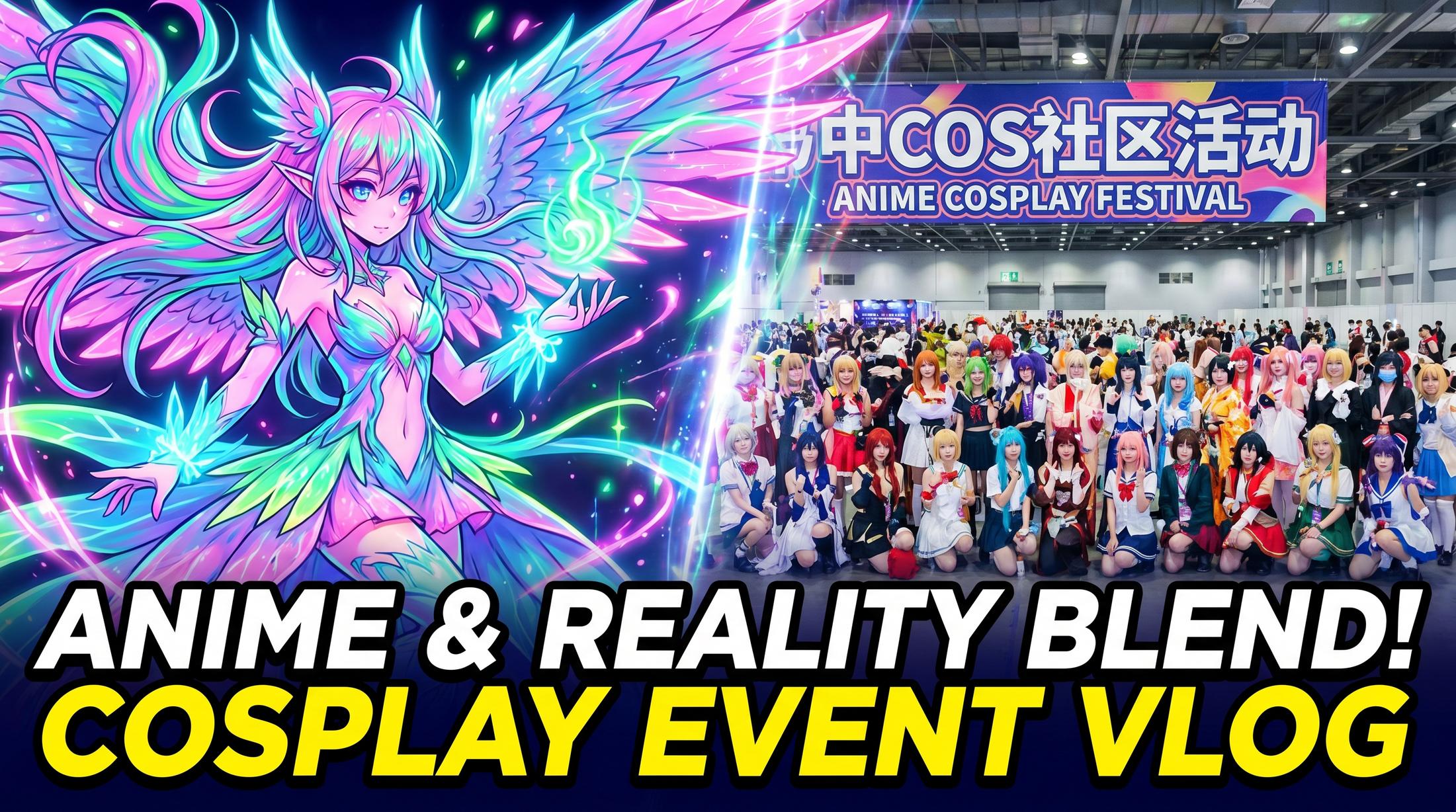 糖心vlog二次元：漫展Cosplay活动合影